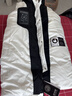 波司登（BOSIDENG）極寒羽絨服鵝絨男女情侶款中長(cháng)款連帽戶(hù)外商場(chǎng)同款外套 灰白水墨迷彩9N12 L 170/92A 體重約130-150斤 曬單實(shí)拍圖