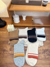 浪莎【爆款】襪子四季女100%純棉女士襪子抗菌防臭中筒全棉品牌襪子女 【純棉抗菌+禮盒裝】六色各一- 6雙 曬單實(shí)拍圖