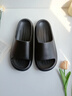 潔麗雅踩屎感涼拖鞋男士夏季2026新款室內防滑防臭情侶居家用厚底拖鞋女 星夜黑 42-43 【適合41-42】 曬單實(shí)拍圖