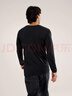 ARC'TERYX始祖鳥(niǎo) IONIA MERINO WOOL LS 男子 羊毛長(cháng)袖T恤 BLACK/黑色 S 曬單實(shí)拍圖