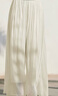 香影白月光冰絲半身裙褲女2026夏季新款高腰垂感流光紗寬松闊腿褲 白色 L 165/68A/110-125斤 曬單實(shí)拍圖