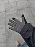 CAVALRY自行車(chē)手套破風(fēng)全指山地車(chē)公路車(chē)減震觸屏手套 男女春秋戶(hù)外運動(dòng)健身手套騎行裝備 黑色L碼 曬單實(shí)拍圖