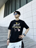 FIVE CMT恤短袖男女2026重磅小眾趣味新潮衣服圓領(lǐng)純棉情侶裝 黑色 L 建議120-140斤 曬單實(shí)拍圖