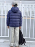 Lee童裝兒童羽絨服輕薄保暖舒適2025冬季新款百搭潮時(shí)尚男女童外套 藏青 160 （充絨量65克） 曬單實(shí)拍圖
