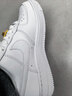 耐克NIKE女空軍一號AF1 運動(dòng)鞋DD8959-100白37.5 曬單實(shí)拍圖