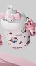 三麗鷗（SANRIO）凱蒂貓HelloKitty啵啵保溫杯316不銹鋼帶吸管辦公女生日禮物560ml 曬單實(shí)拍圖
