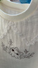 巴拉巴拉童裝寶寶打底衫T恤女童上衣秋冬甜美氣質(zhì)簡(jiǎn)約時(shí)尚洋氣潮 米白10302 90 曬單實(shí)拍圖