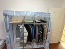 蝸家布衣柜家用簡(jiǎn)易衣柜大號加粗全鋼架合金衣柜出租屋雙人收納掛衣柜 城堡鐵塔【長(cháng)168cm-全合金接口】 曬單實(shí)拍圖