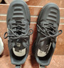 回力（Warrior）官方男鞋夏季款皮面休閑跑步鞋男老爹鞋子男士運動(dòng)鞋男黑卡其42 曬單實(shí)拍圖