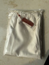 金三塔真絲家居褲女27姆米重磅100%桑蠶絲舒適寬松外穿家居休閑褲奶奶褲 白色 XL 曬單實(shí)拍圖