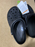 CROCS卡駱馳洞洞鞋貝雅洞洞鞋輕便運動(dòng)鞋耐磨一腳蹬拖鞋休閑鞋|10126 黑色-001 41 /42(260mm) 曬單實(shí)拍圖