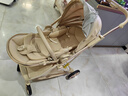 酷貝樂(lè )（coballe）嬰兒推車(chē)輕便遛娃神器新生兒嬰兒車(chē)0-3歲用折疊可坐可躺帶減震 香檳金【4代】 曬單實(shí)拍圖