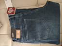 海瀾之家HLA海瀾之家牛仔褲男亦心即為涼感五袋印花褲子男春 曬單實(shí)拍圖
