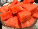 甜果源 8424麒麟西瓜 脆甜薄皮冰糖西瓜美都甜瓜時(shí)令應季新鮮水果 凈重6-7斤【嘗鮮裝】 曬單實(shí)拍圖