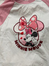 迪士尼（Disney）女童長(cháng)袖T恤米妮時(shí)尚休閑親膚透氣 粉白 140 曬單實(shí)拍圖