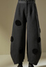 日著(zhù)原創(chuàng  )空氣層繭型九分褲2024冬新小個(gè)子松緊腰寬松休閑燈籠褲女 靜夜黑 M 曬單實(shí)拍圖