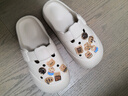 利達妮（TZLDN）eva洞洞鞋女士外穿防滑夏季防臭踩屎感家居家用沙灘涼鞋包頭拖鞋 小熊基地(12個(gè)) 38-39 【標準碼】 曬單實(shí)拍圖