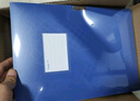 廣博（GuangBo）10只55mm加厚耐摔文件盒資料盒 加寬塑料檔案盒 PP粘扣財務(wù)憑證收納盒 辦公用品AW88088藍色 曬單實(shí)拍圖