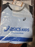 亞瑟士（asics）兒童2026年新款圓領(lǐng)長(cháng)袖T恤插肩袖肌理感吸濕排汗 淺藍色 150 曬單實(shí)拍圖