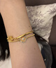 潮宏基 花韻四葉草黃金珍珠手鏈女琺瑯手飾鑲嵌送女友生日禮物 計價(jià) 6.55g 鏈長(cháng)約16cm+尾鏈 曬單實(shí)拍圖