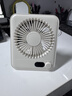 維蒂索【靜音無(wú)噪】智能數顯桌面風(fēng)扇辦公室小風(fēng)扇充電長(cháng)續航小型便攜學(xué)生宿舍臺面USB小風(fēng)扇辦公室 【冰川白】續航30h+100檔靜音調節*風(fēng)大超靜音 曬單實(shí)拍圖