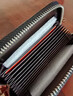 稻草人 男士卡包防消磁防盜刷頭層牛皮銀行卡錢(qián)包駕駛證橫款證件包 曬單實(shí)拍圖