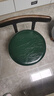 積木部落 實(shí)木小凳子家用換鞋凳客廳沙發(fā)凳小板凳臥室小椅子靠背茶幾矮凳 墨綠色【360°旋轉】 曬單實(shí)拍圖