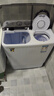 小鴨【官方店】半自動(dòng)洗衣機迷你小型波輪大容量租房宿舍家用雙桶雙缸分區脫水甩干老式強力去污 8.5KG  洗5.5+脫3.0+強勁電機終身聯(lián)保 雙缸 曬單實(shí)拍圖