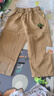 嘟嘟家寶寶褲子春春款兒童純棉長(cháng)褲春季男童卡通梭織褲女童休閑褲百搭潮 卡其色 110 曬單實(shí)拍圖