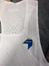 NEDAO26新品內道柔風(fēng)背心5.0男女透氣排汗速干跑步訓練運動(dòng)風(fēng)洞背心 白色（男） L 曬單實(shí)拍圖