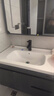 戀派浴室柜 陶瓷一體盆衛生間洗臉盆柜組合懸掛式洗漱臺智能洗手盆柜 智能鏡柜】珠光灰【促銷(xiāo)中】80cm 曬單實(shí)拍圖