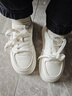 熱風(fēng)（Hotwind）【商場(chǎng)同款】厚底小白鞋女2026年春季新款百搭增高休閑鞋軟底女鞋 135米銀 37 曬單實(shí)拍圖
