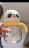 貝親（Pigeon）熊貓小月齡防嗆防漏喝水喝奶ppsu兒童學(xué)飲杯 300ml 7月+ 曬單實(shí)拍圖