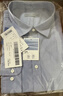 海瀾之家（HLA）長(cháng)袖襯衫男牛津紡翻領(lǐng)輕商務(wù)純棉襯衣男春秋 藍灰22 4XL 185/112A 推薦98-104kg 曬單實(shí)拍圖