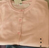 優(yōu)衣庫女裝棉莫代爾混紡圓領(lǐng)針織開(kāi)衫/毛衣毛衫外套26新款482977 10 水粉色 M 曬單實(shí)拍圖