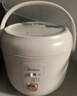 美的（Midea）電飯煲家用2L小型1-2人宿舍一人食小米粥煲湯蒸飯上蒸下煮一鍵煮飯智能保溫迷你高顏值電飯鍋JA205 曬單實(shí)拍圖