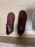 足力健老人鞋夏季鞋子女款輕便軟底板鞋旅游鞋休閑平底鞋女 6228K酒紅38 曬單實(shí)拍圖