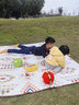 野餐墊防潮墊加厚便攜露營(yíng)便攜折疊帳篷地墊折疊布劃坪野炊沙灘墊 【防潮鋁膜 特厚8mm】波西米亞 2*2mm 曬單實(shí)拍圖