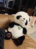 沃知大熊貓玩偶毛絨玩具仿真花花幼崽娃娃公仔送女生女孩生日禮物 曬單實(shí)拍圖