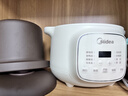 美的（Midea）電燉鍋電砂鍋 電燉盅 陶瓷煲湯鍋燉湯鍋紫陶鍋3L燕窩燉盅煮粥寶寶輔食鍋電煮鍋燉鍋MD-DGE3056 曬單實(shí)拍圖