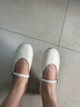 百麗復古簡(jiǎn)約瑪麗珍鞋2026新款春夏舒軟真皮通勤單鞋B2780AQ6 米白 37 曬單實(shí)拍圖
