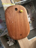 京東京造 菜板 烏檀木無(wú)漆無(wú)蠟水果板嬰兒輔食砧板【抗菌整木】30*20*2cm 曬單實(shí)拍圖