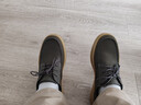 金利來(lái)（Goldlion）【春季煥新】男鞋板鞋時(shí)尚舒適耐磨擦色休閑鞋G551310265RRA-灰色 曬單實(shí)拍圖