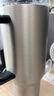 京東京造大容量吸管保溫杯  316L不銹鋼冰霸杯男女桌面辦公水杯1.2L金屬灰 曬單實(shí)拍圖