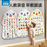 樂(lè )樂(lè )魚(yú)（leleyu）卡通兔有聲早教掛圖兒童玩具寶寶識字表墻貼3張男孩女孩生日禮物 曬單實(shí)拍圖
