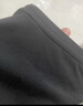 啄木鳥(niǎo)中袖t恤女五分袖夏季新款內搭修身針織半袖打底衫上衣 黑色  L 曬單實(shí)拍圖