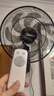 美的（Midea）壁扇 掛壁電風(fēng)扇家用七葉遙控風(fēng)扇食堂餐廳商用電扇搖頭工業(yè)壁掛式工程扇 FWA35WAR 曬單實(shí)拍圖