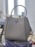 Tory Burch湯麗柏琦 MCGRAW小號單肩變形水桶包女包 158500 陶土灰 200 OS 曬單實(shí)拍圖