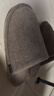 三利棉拖鞋男士秋冬季2025新款保暖加絨居家女防滑靜音 灰色 42-43 曬單實(shí)拍圖