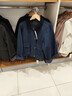 優(yōu)衣庫女裝休閑短茄克/巴恩風(fēng)外套夾克26春夏新款483807 484664 484664/69 藏青色(牛仔色) M 曬單實(shí)拍圖